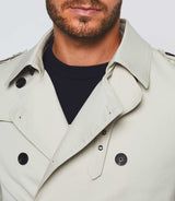 Trench croisé mastic "Hamilton" - IZAC