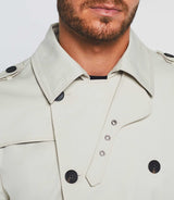 Trench croisé mastic "Hamilton" - IZAC