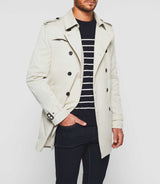 Trench croisé mastic "Hamilton" - IZAC