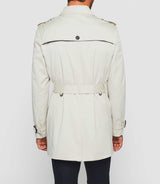 Trench croisé mastic "Hamilton" - IZAC