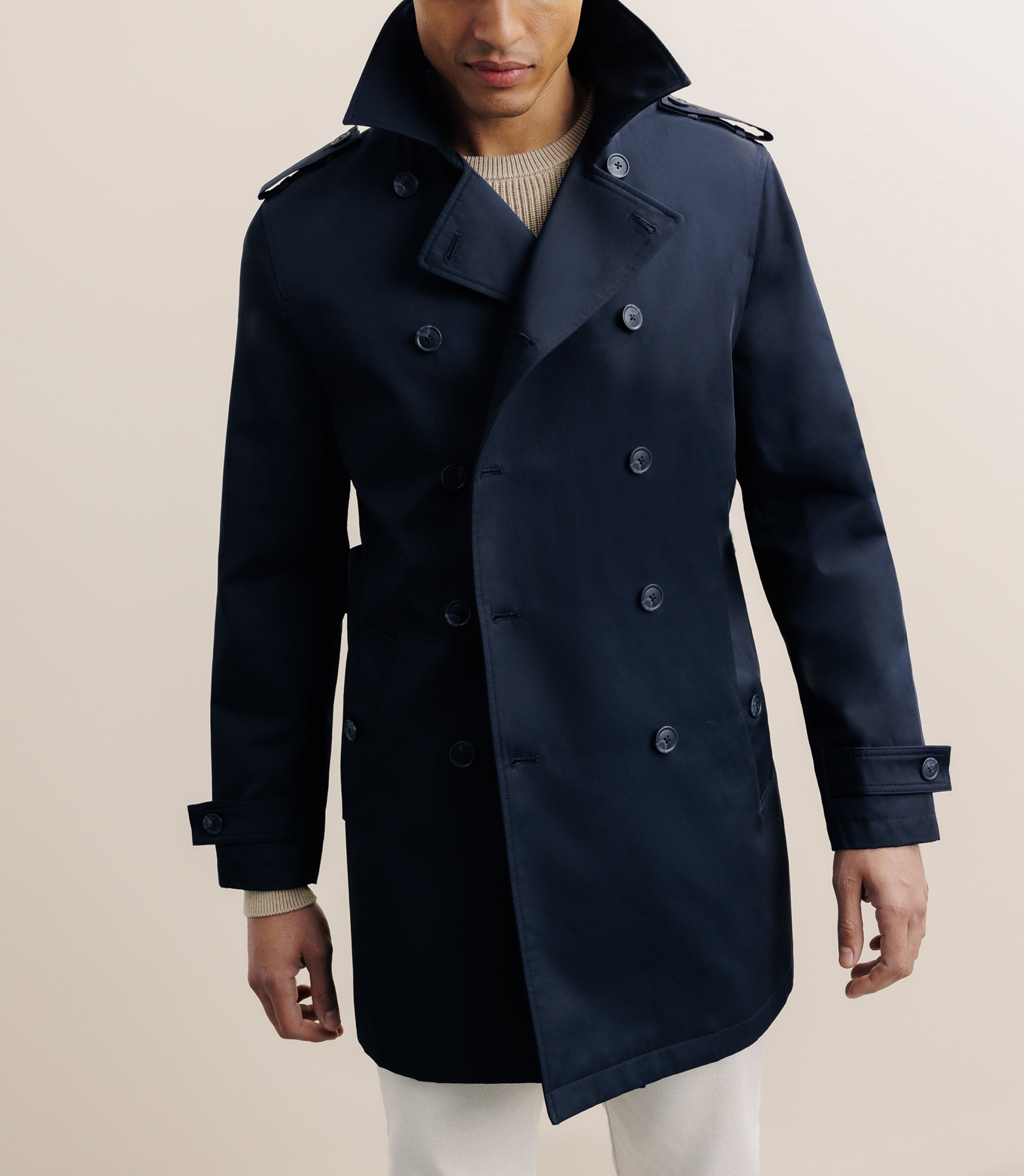 Trench croisé marine - IZAC