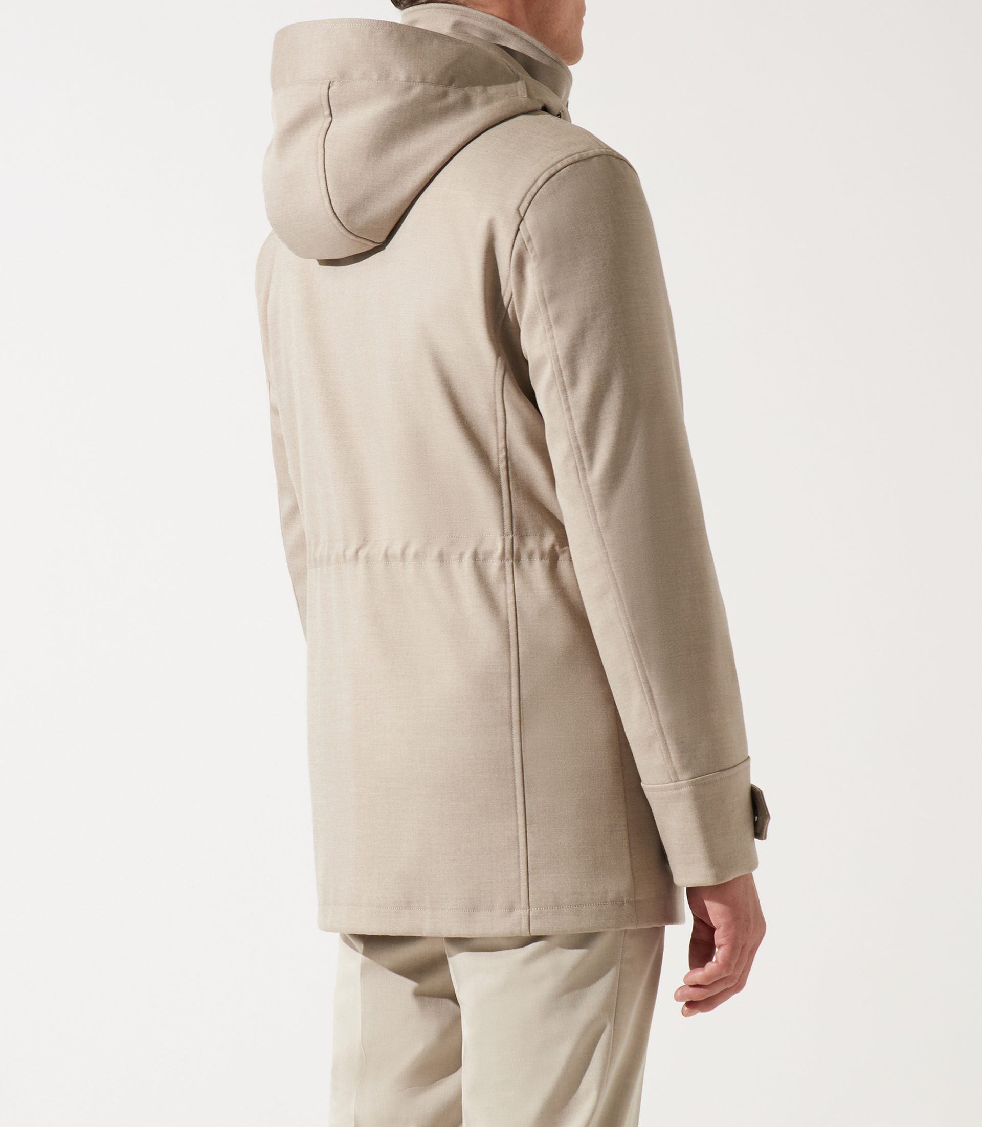 Manteau leger technique beige INDIANA - IZAC