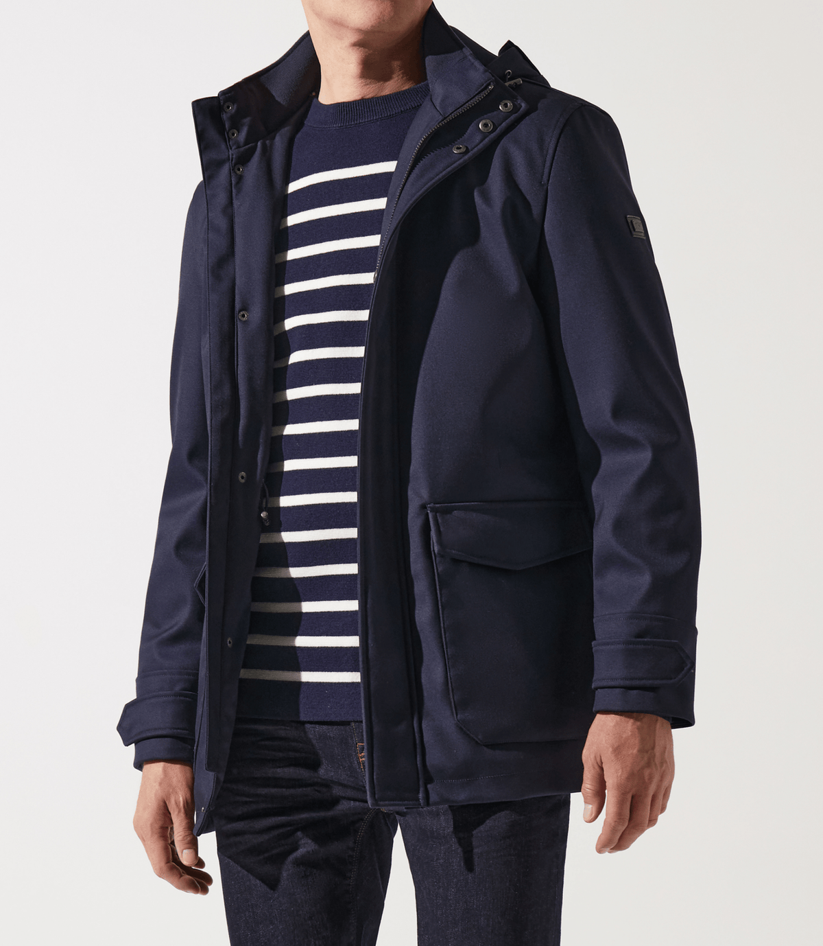 Manteau léger technique marine INDIANA - IZAC