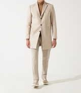 Manteau en laine cachemire beige ISAO - IZAC