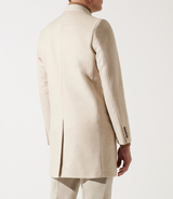 Manteau en laine cachemire beige ISAO - IZAC