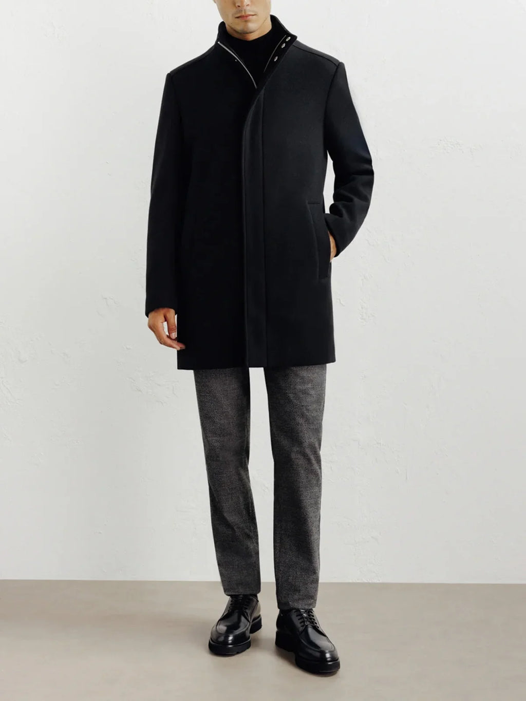 Manteau ville noir