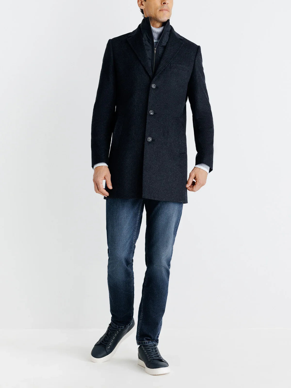 Manteau ville marine - IZAC