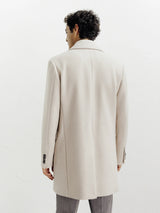 Manteau ville croisé beige - IZAC