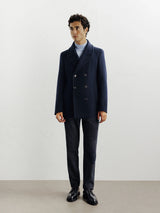 Caban en laine mélangé marine - IZAC