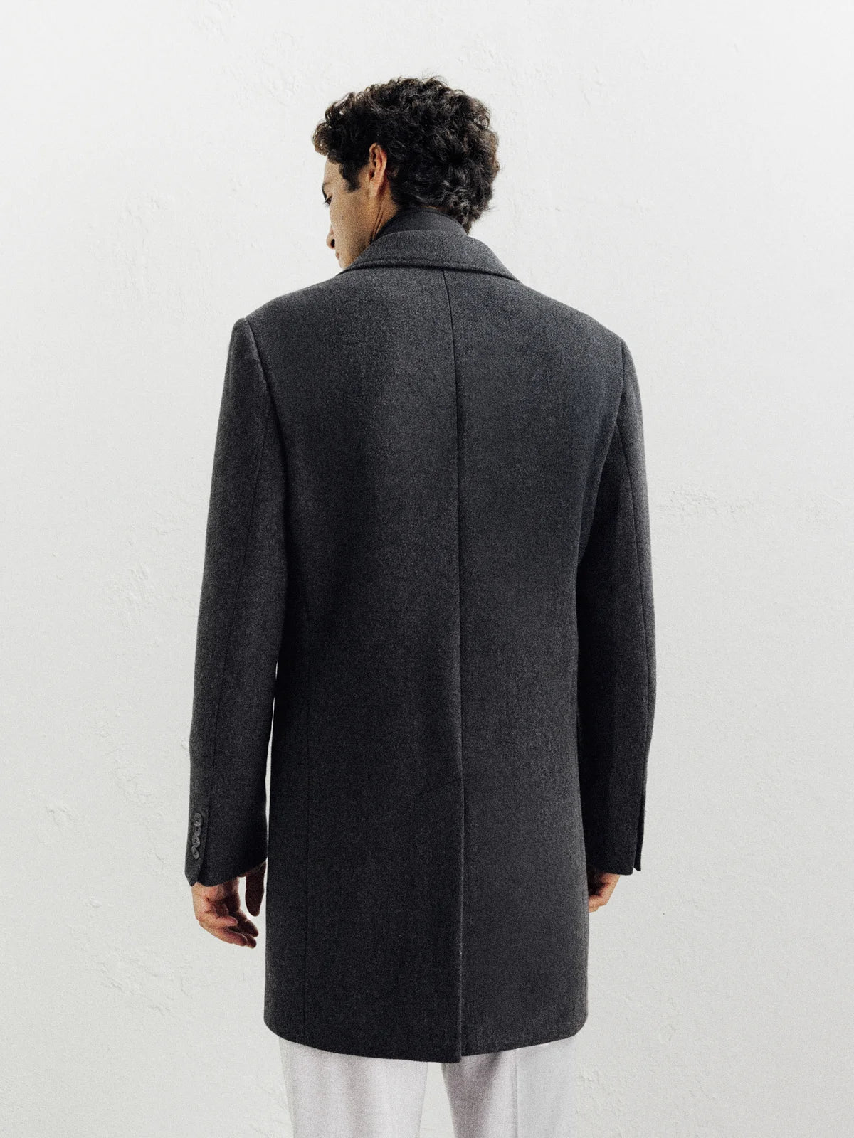 Manteau ville à parmenture amovible gris foncé - IZAC