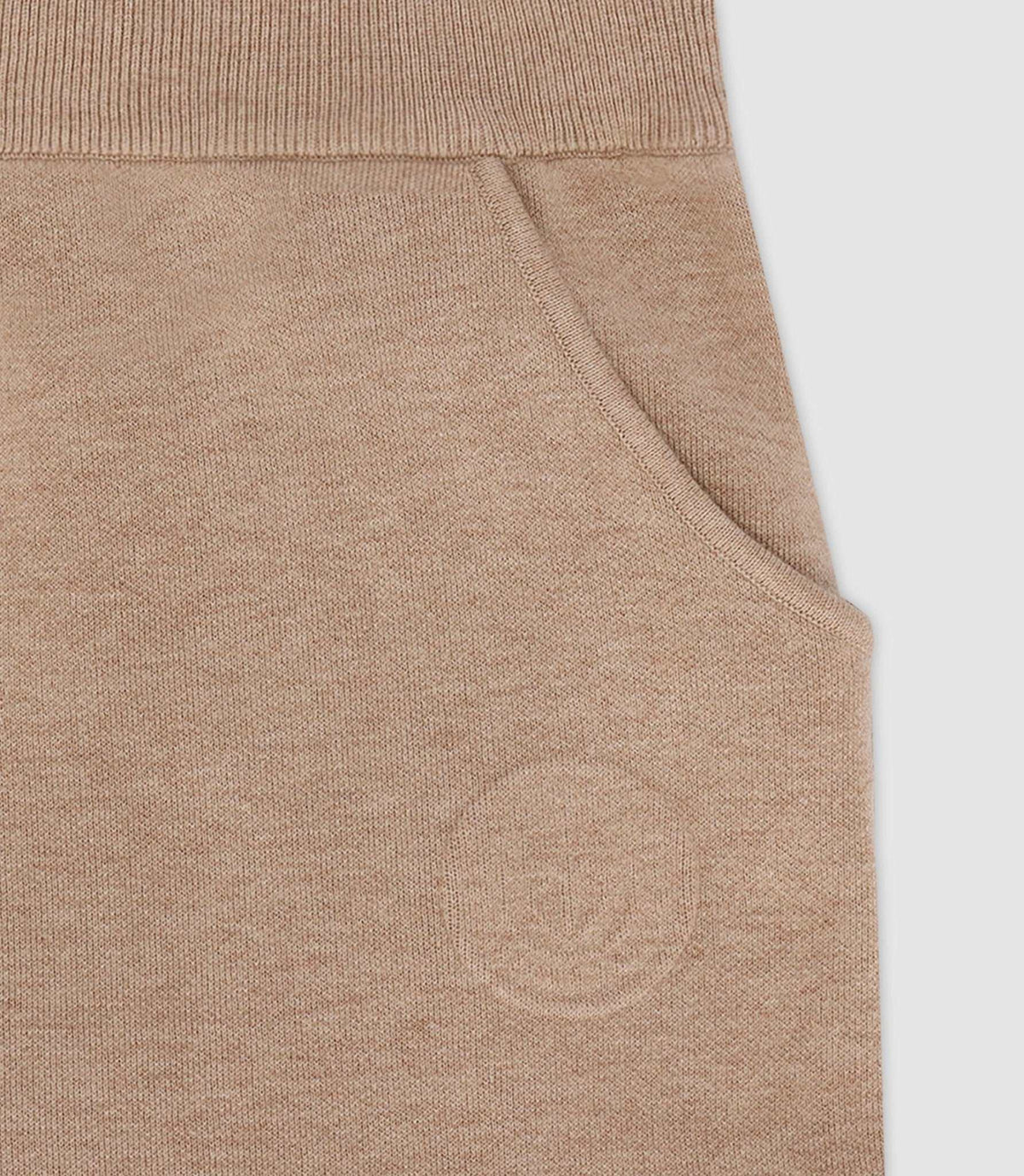 Jogging maille embosse beige - IZAC