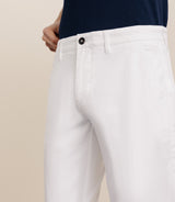 Pantalon en coton blanc - IZAC