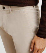 Pantalon armuré slim beige clair - IZAC