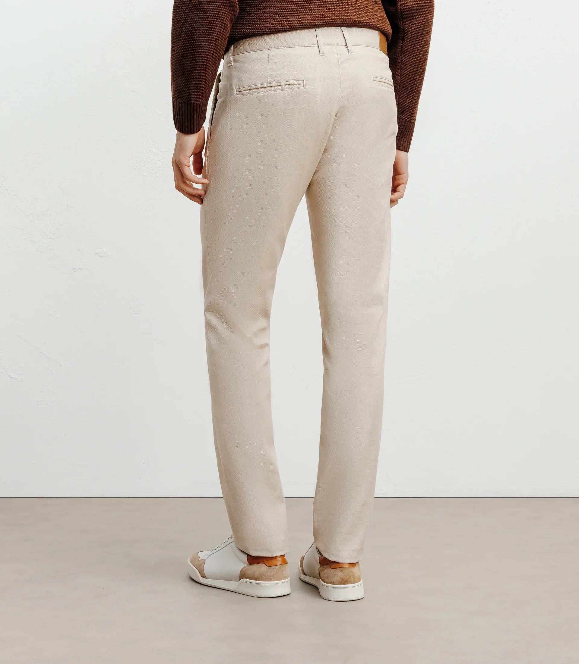 Pantalon armuré slim beige clair - IZAC
