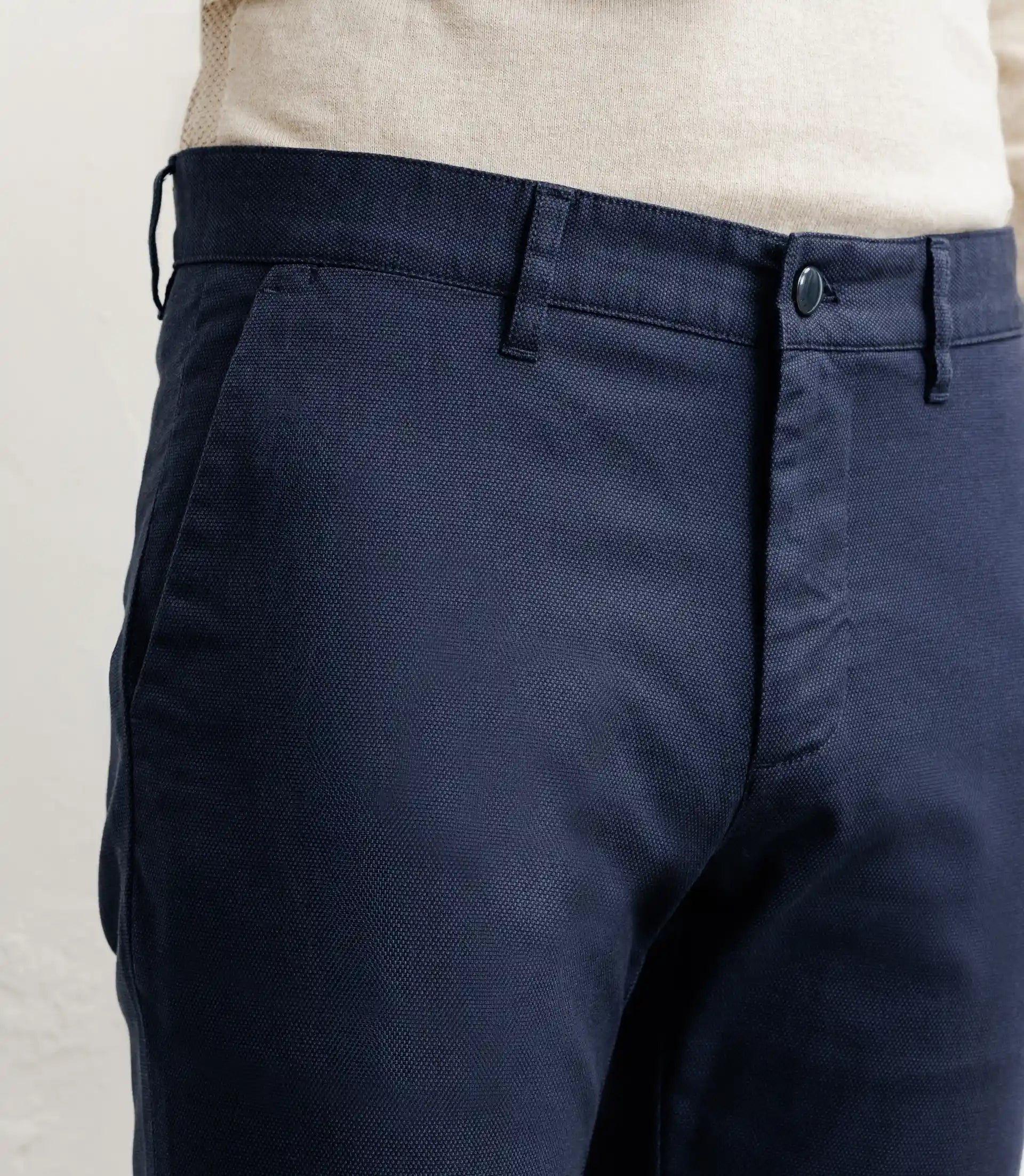Pantalon armuré slim marine - IZAC