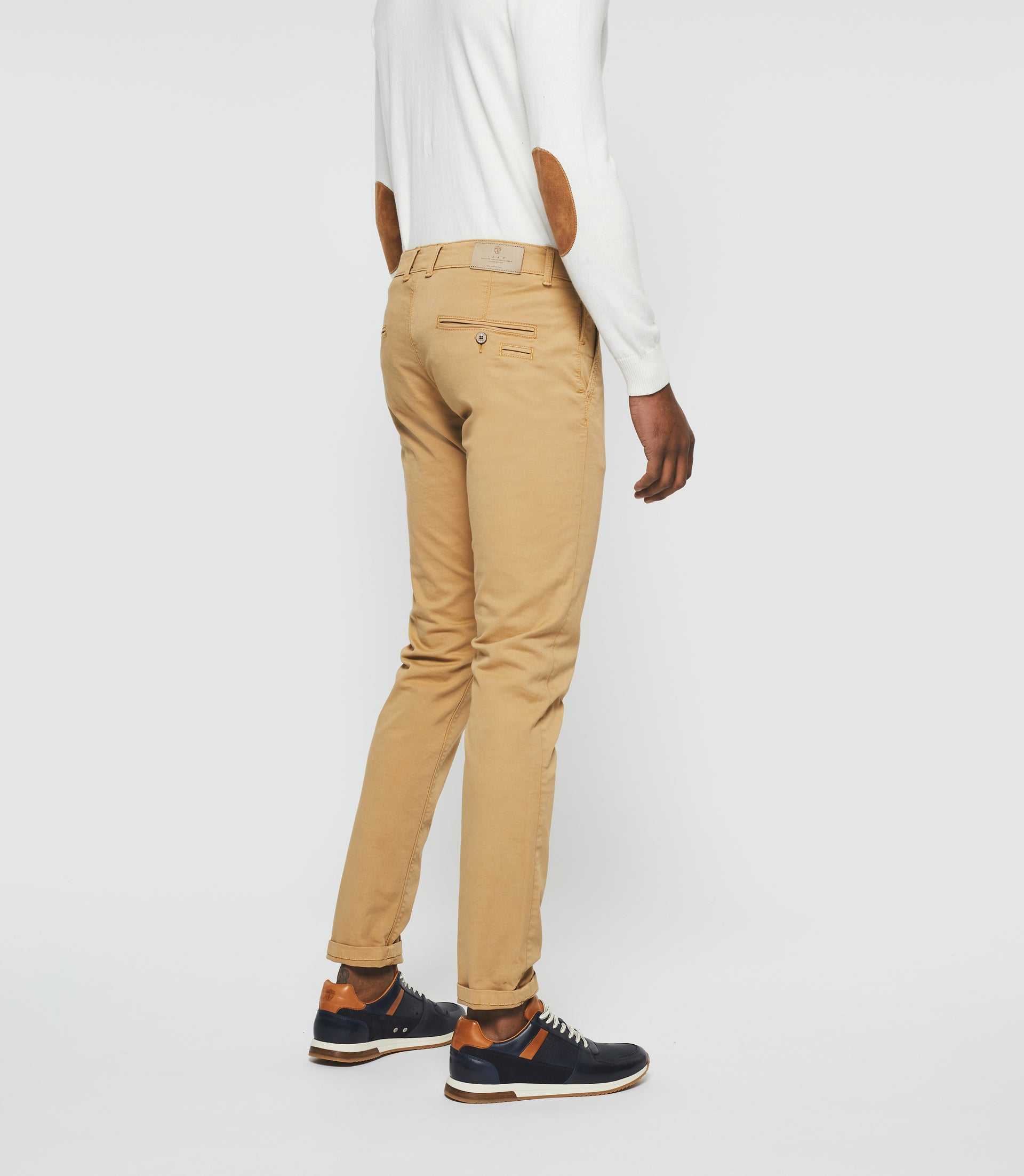 Pantalon slack casual beige PACHELOROUT - IZAC