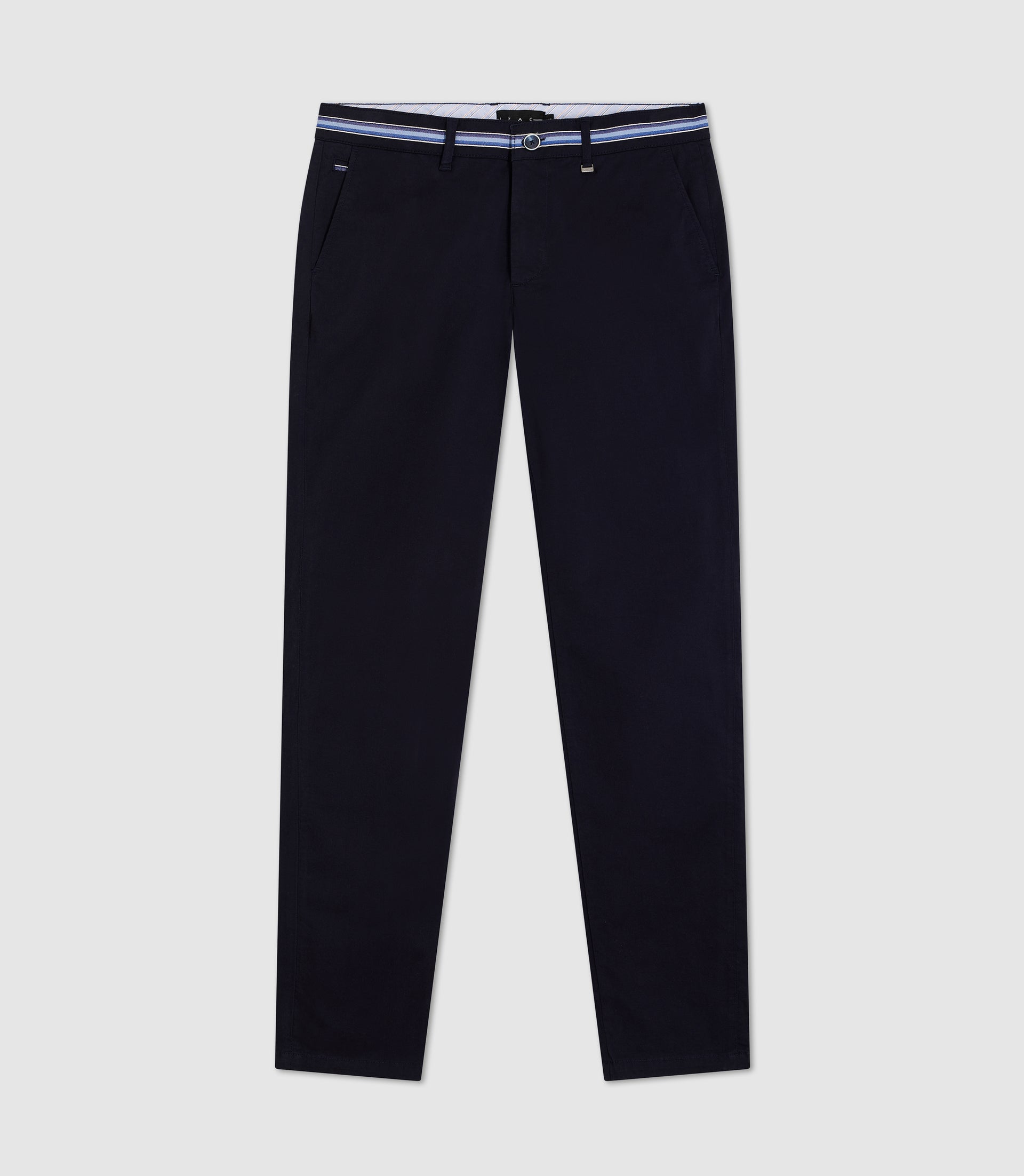 Pantalon casual slim marine "Paco" - IZAC