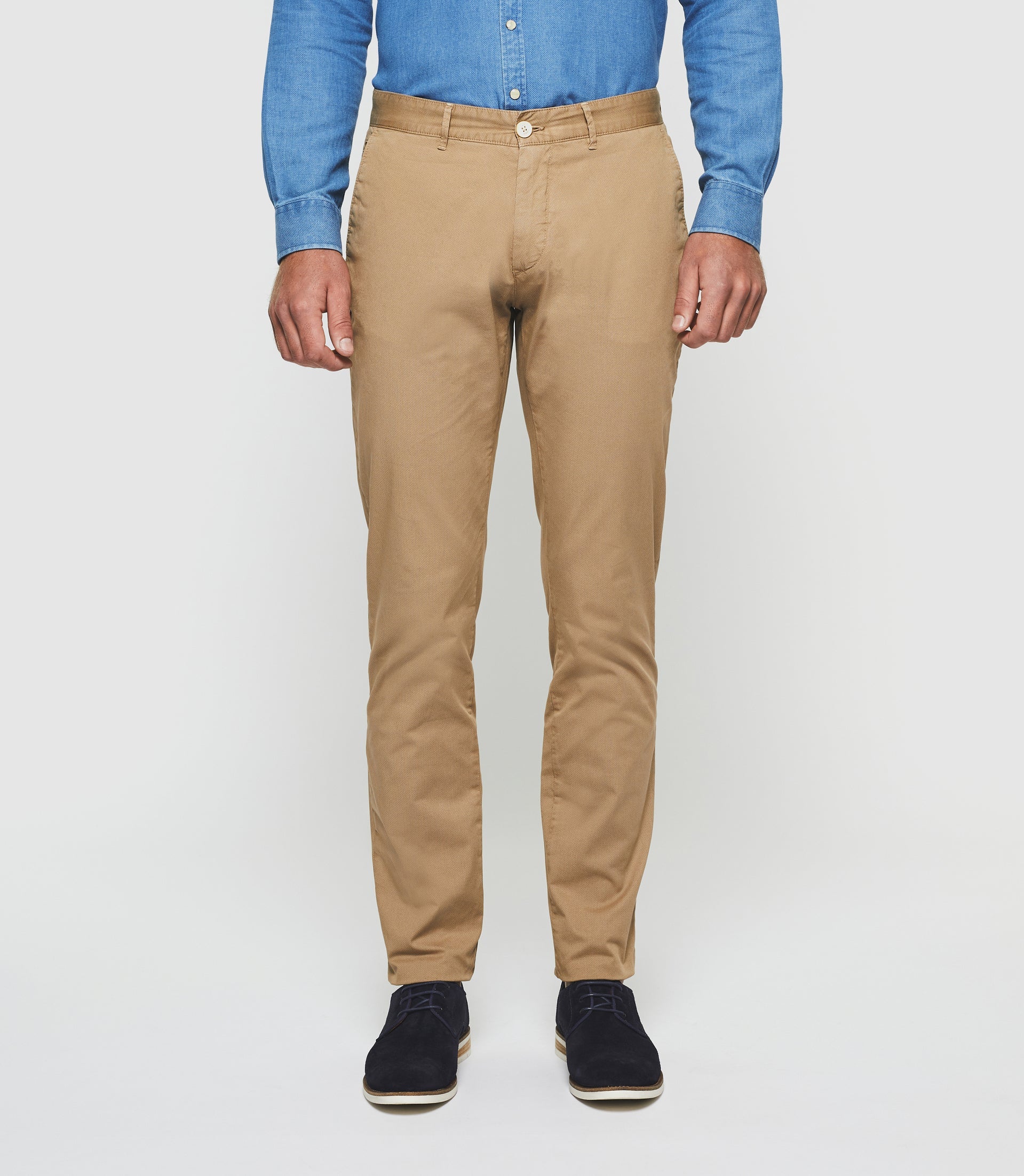 Pantalon slim beige "Perline" - IZAC
