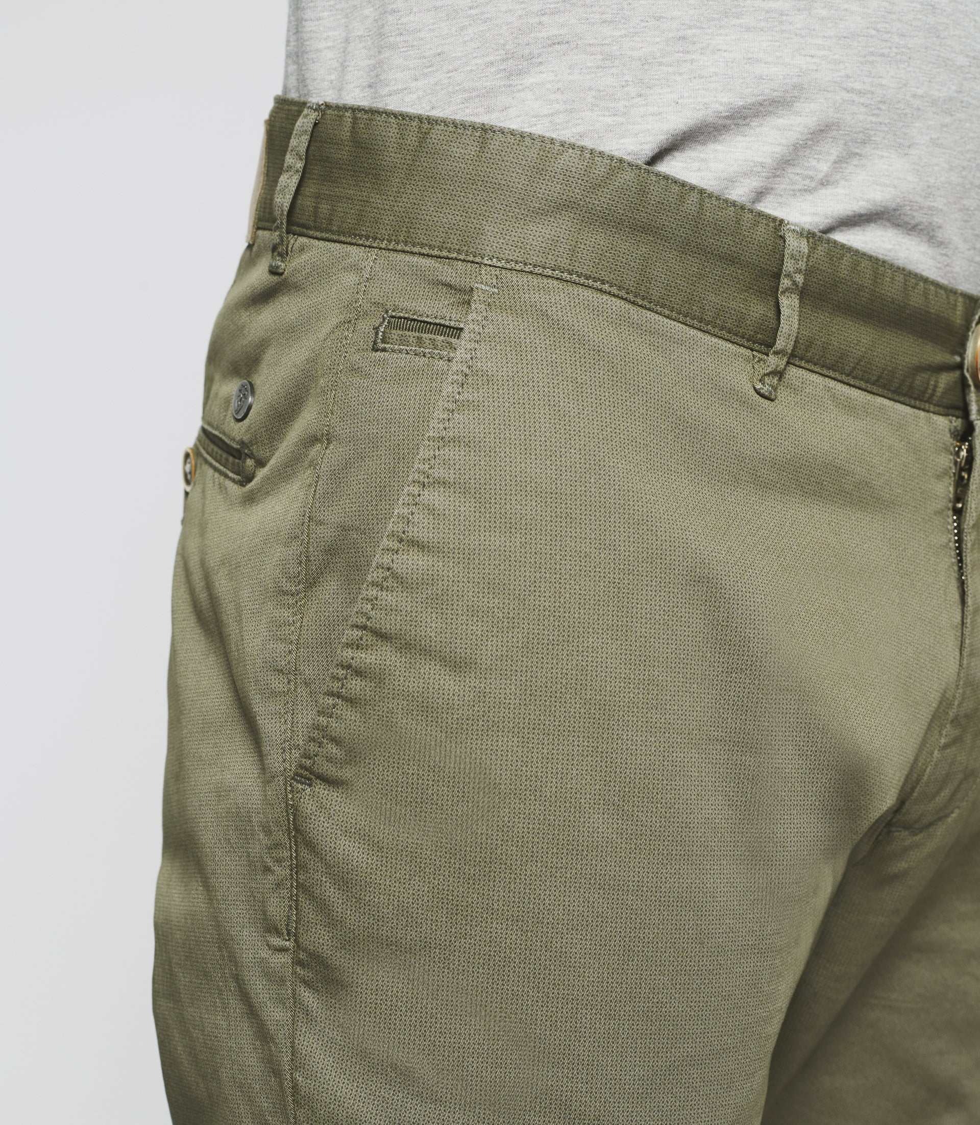 Pantalon slim kaki clair "Perline" - IZAC