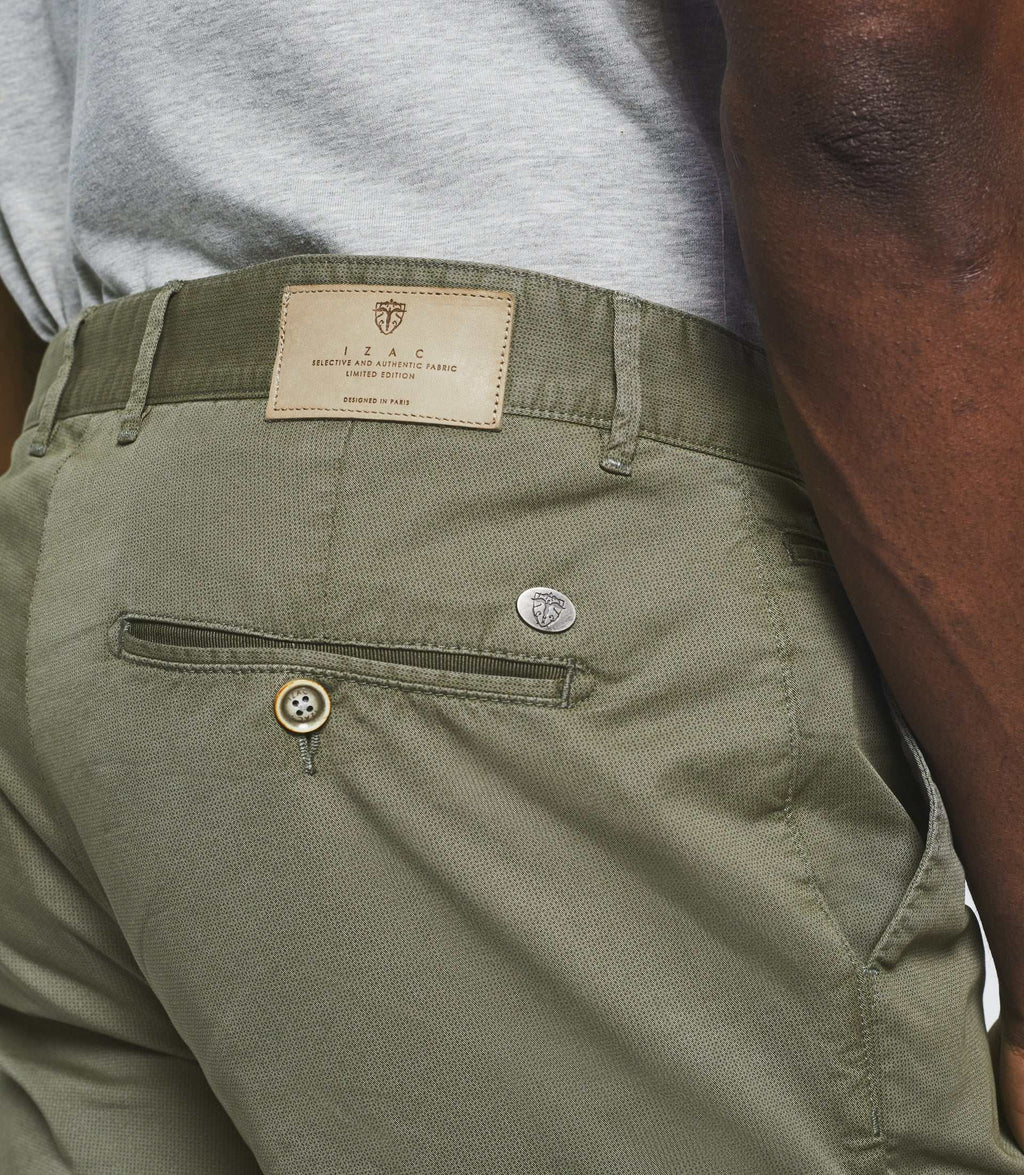 Pantalon slim kaki clair "Perline" - IZAC
