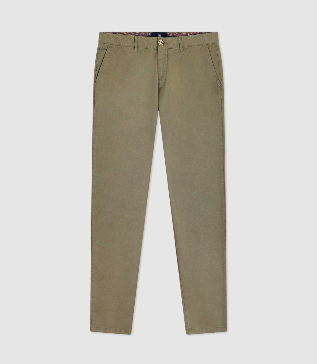 Pantalon slim kaki clair "Perline" - IZAC