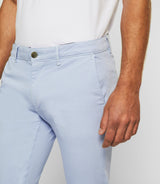 Pantalon slim urbain bleu ciel PERREBIOUT - IZAC
