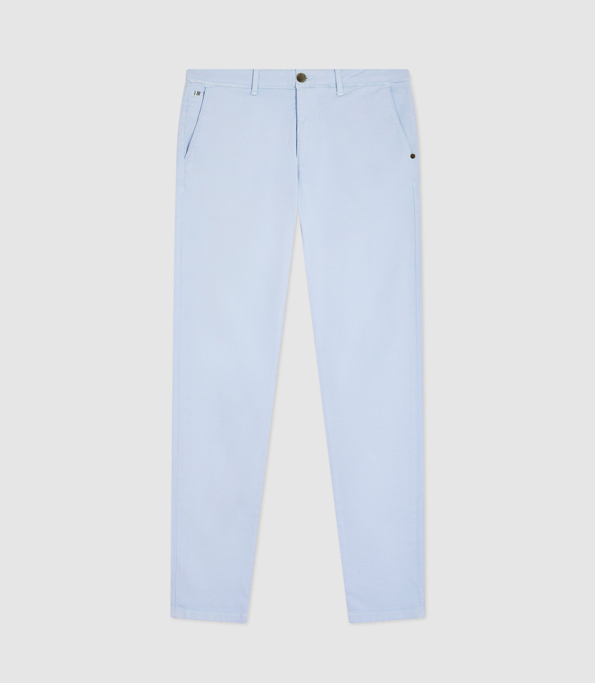Pantalon slim urbain bleu ciel PERREBIOUT - IZAC