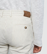 Pantalon à rayures écru "Punch" - IZAC