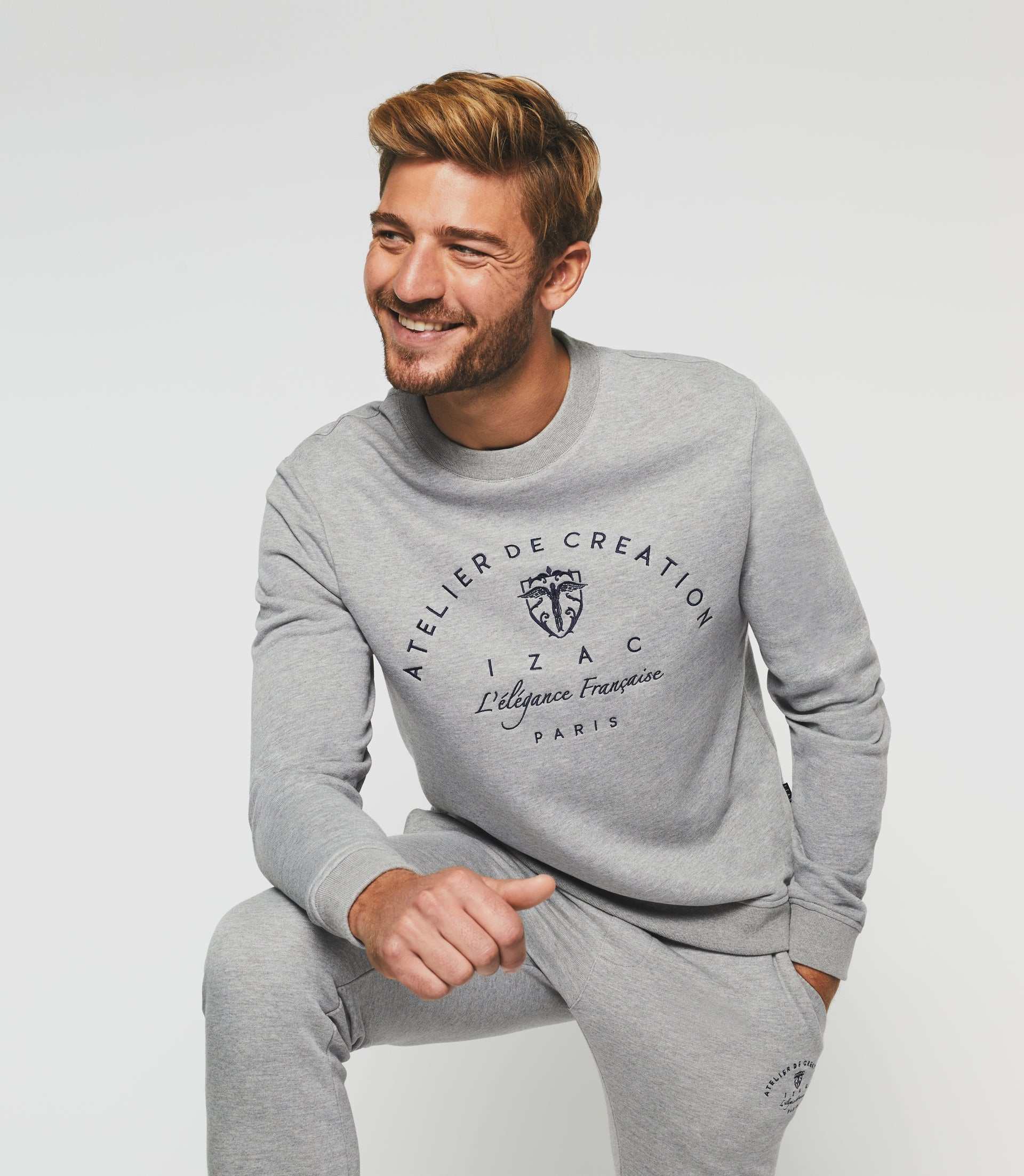 Jogging gris chiné "Swpragan" - IZAC