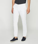 Pantalon slack slim blanc PACHELOR - IZAC