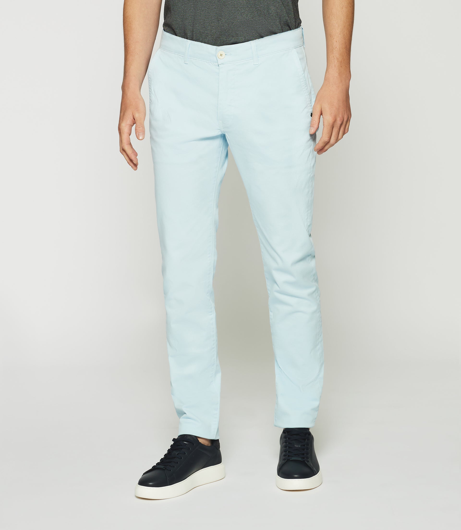 Pantalon slack slim ciel PACHELOR - IZAC