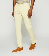 Pantalon slack slim jaune PACHELOR - IZAC