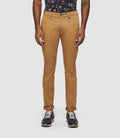 Pantalon chino slim camel PANAMA - IZAC