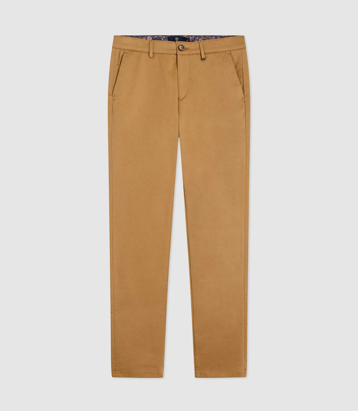 Pantalon chino slim camel PANAMA IZAC