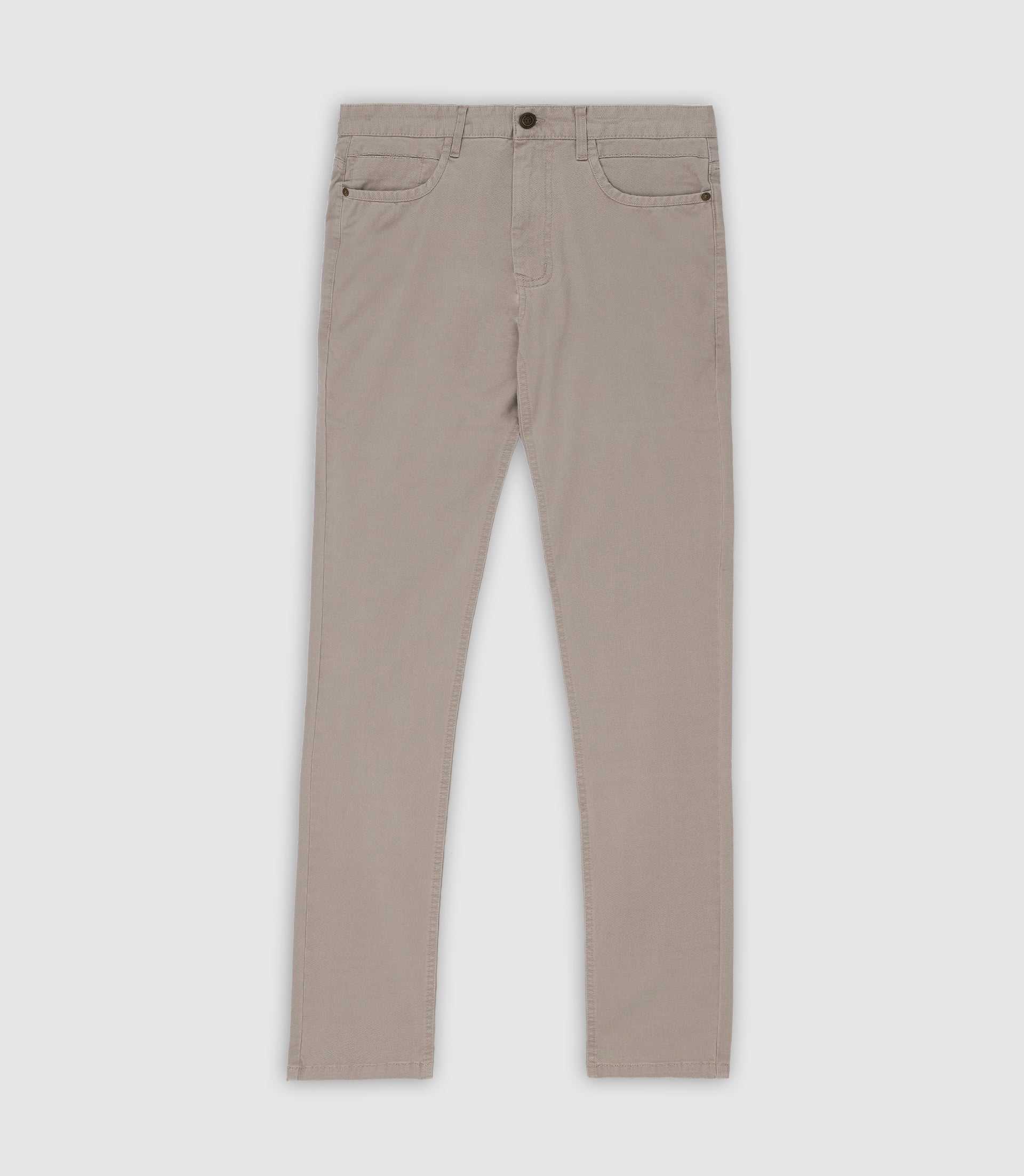 Pantalon slim 5 poches casual beige PEACH - IZAC