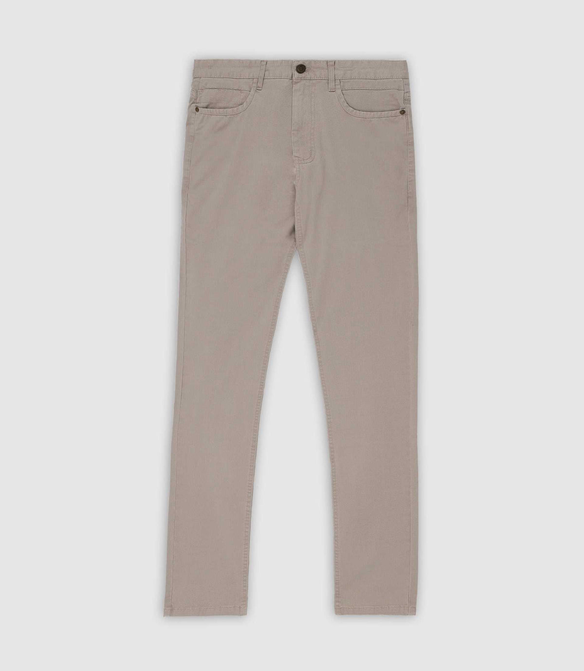 Pantalon slim 5 poches casual beige PEACH - IZAC