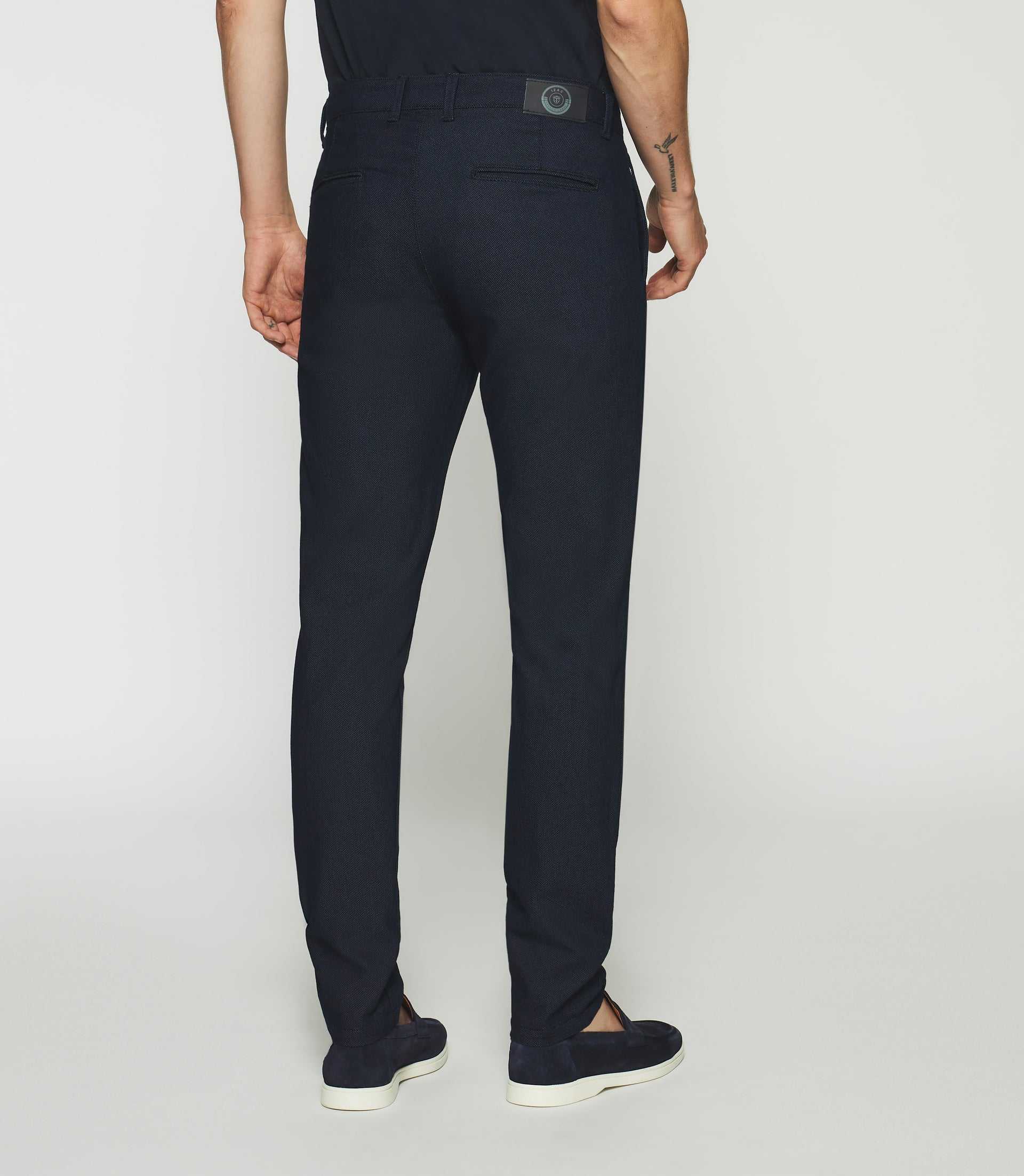 Pantalon slack marine PERREBI - IZAC