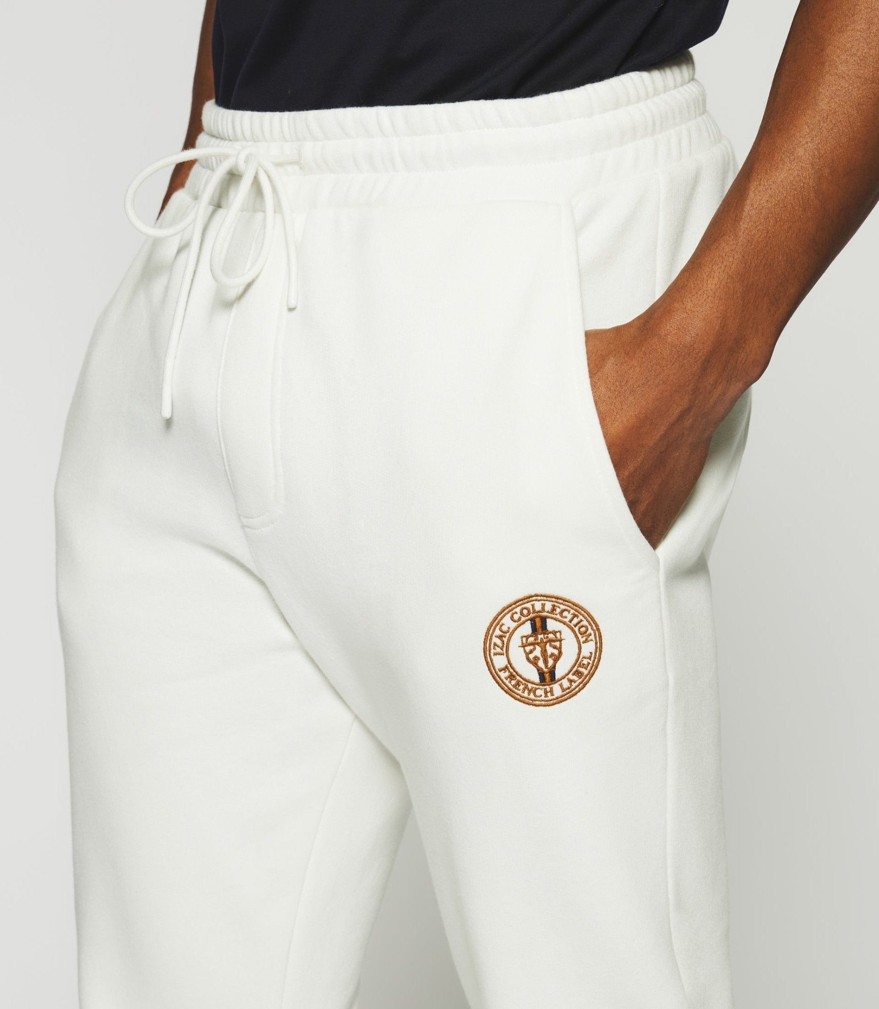 Jogging avec broderie écru SWPETER - IZAC