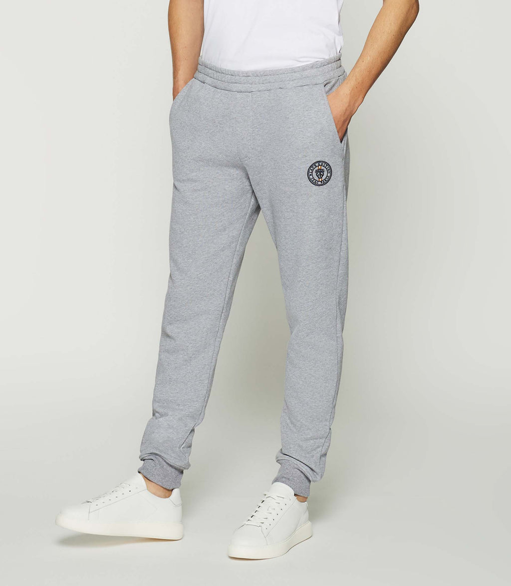 Jogging avec broderie gris chiné SWPETER - IZAC
