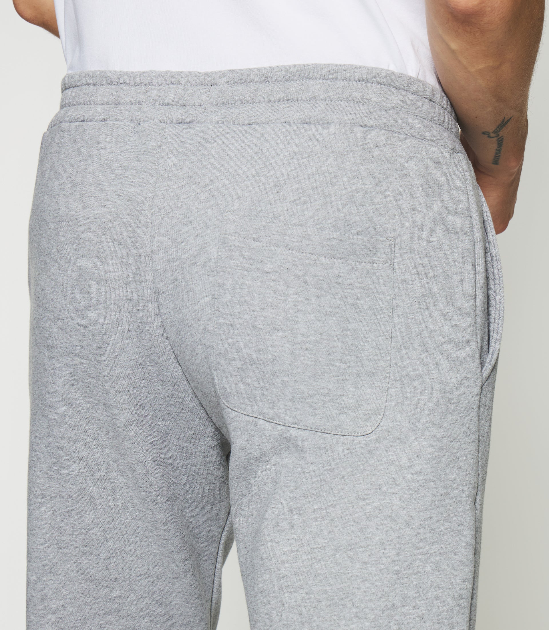 Jogging avec broderie gris chiné SWPETER - IZAC