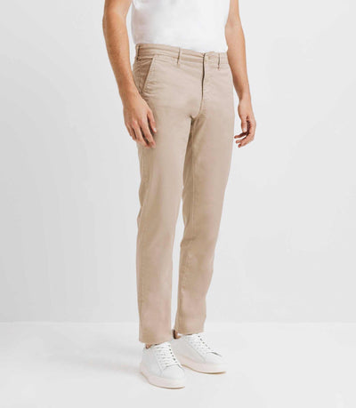 Pantalon casual stretch beige - IZAC