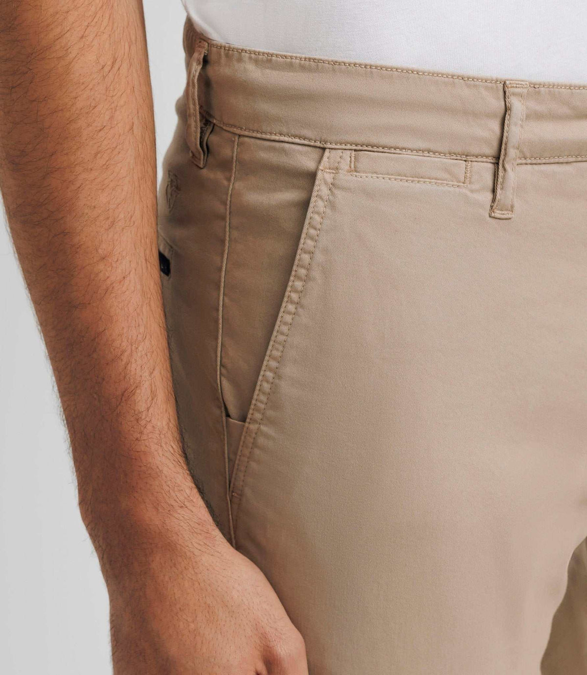 Pantalon casual stretch beige - IZAC