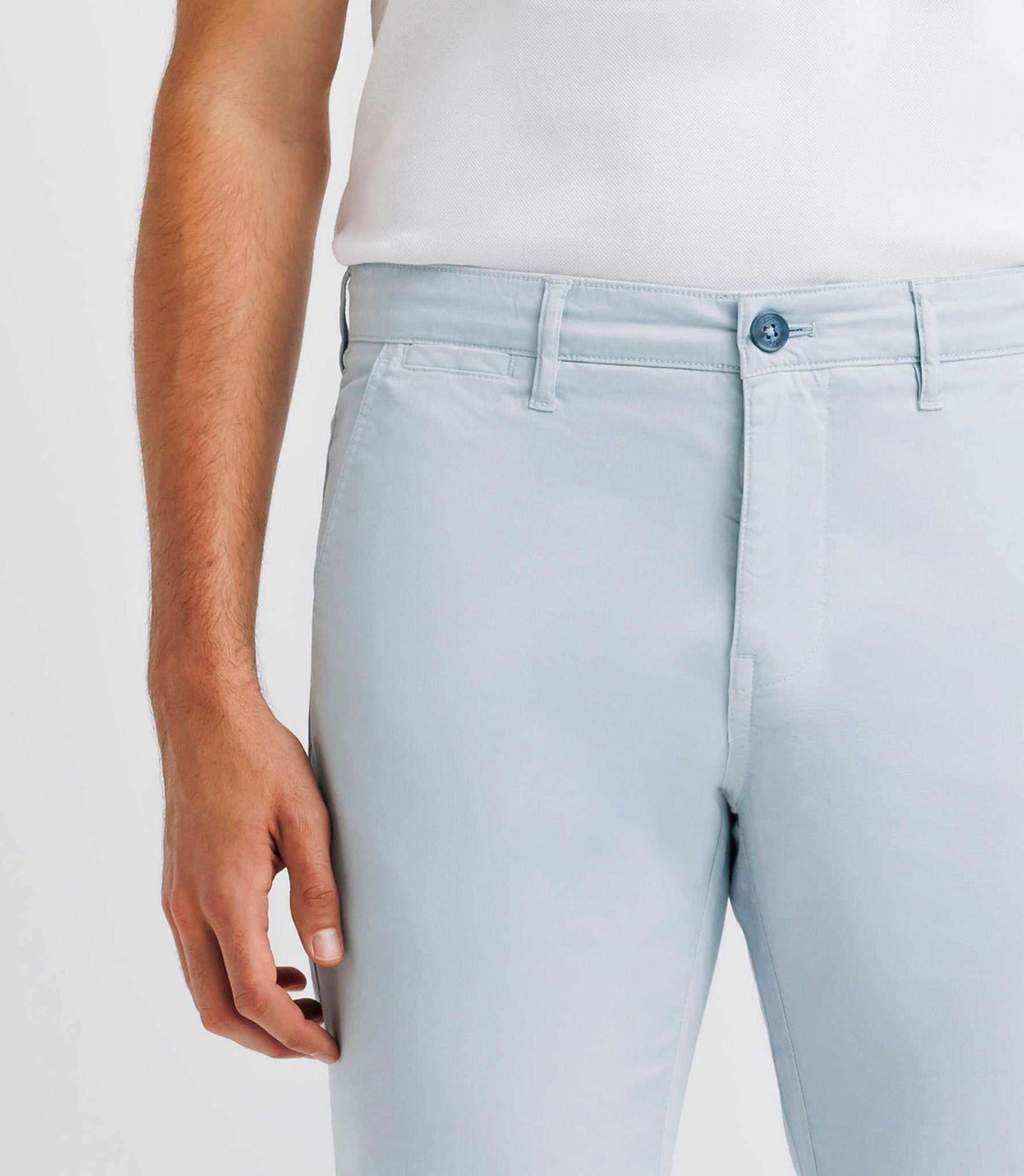 Pantalon casual stretch bleu - ciel - IZAC