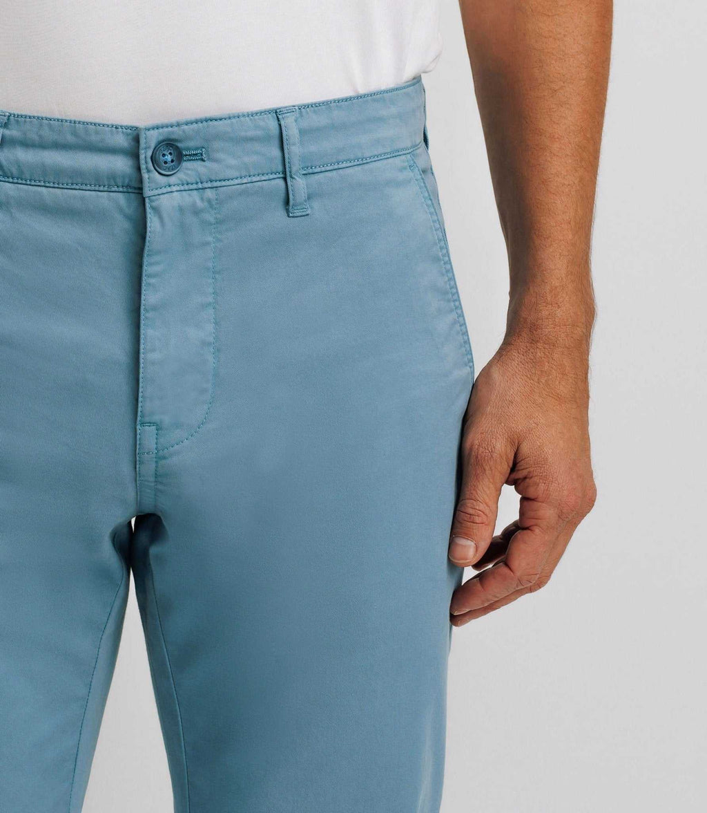 Pantalon casual stretch indigo clair - IZAC