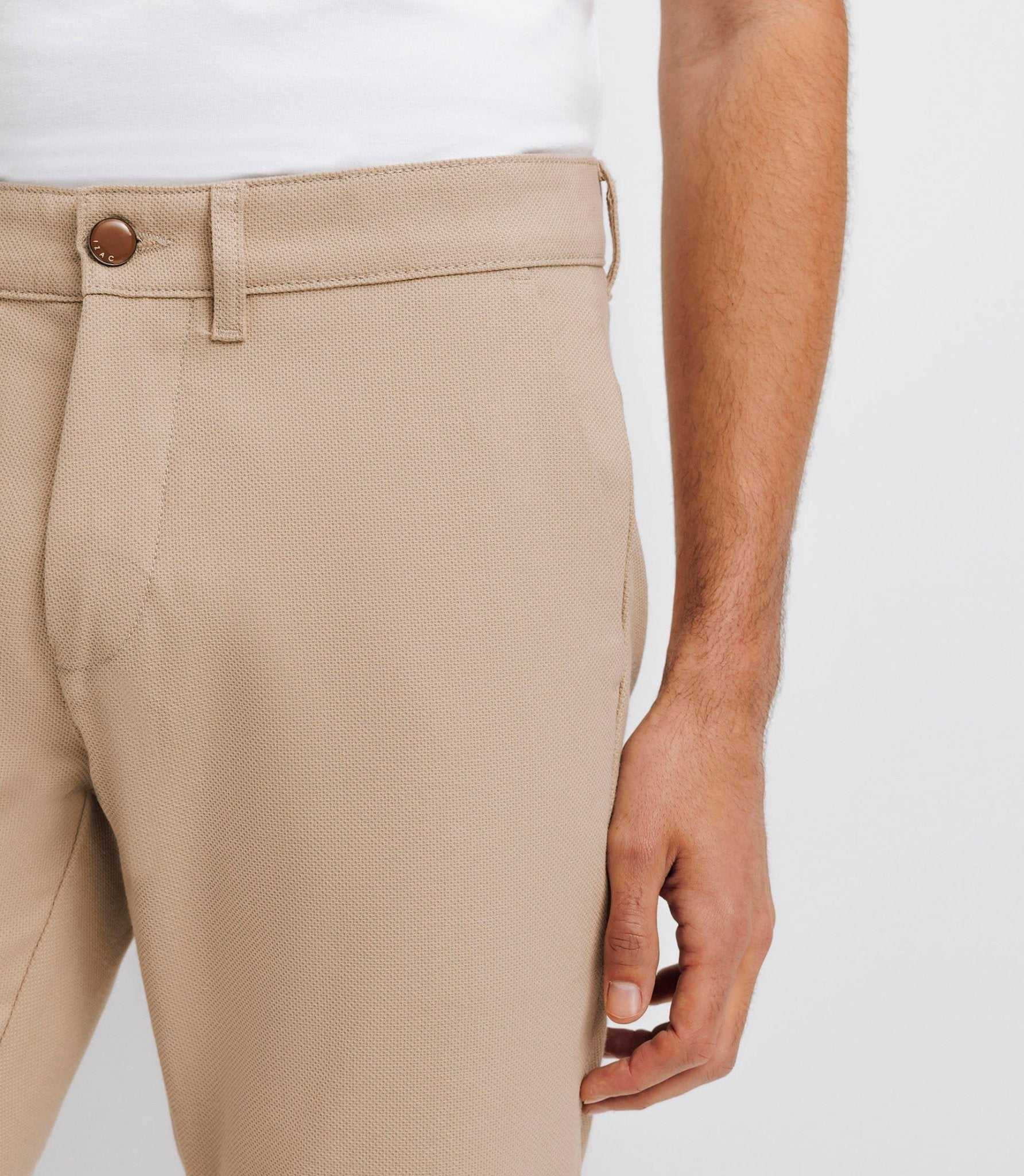 Pantalon armuré beige foncé - IZAC