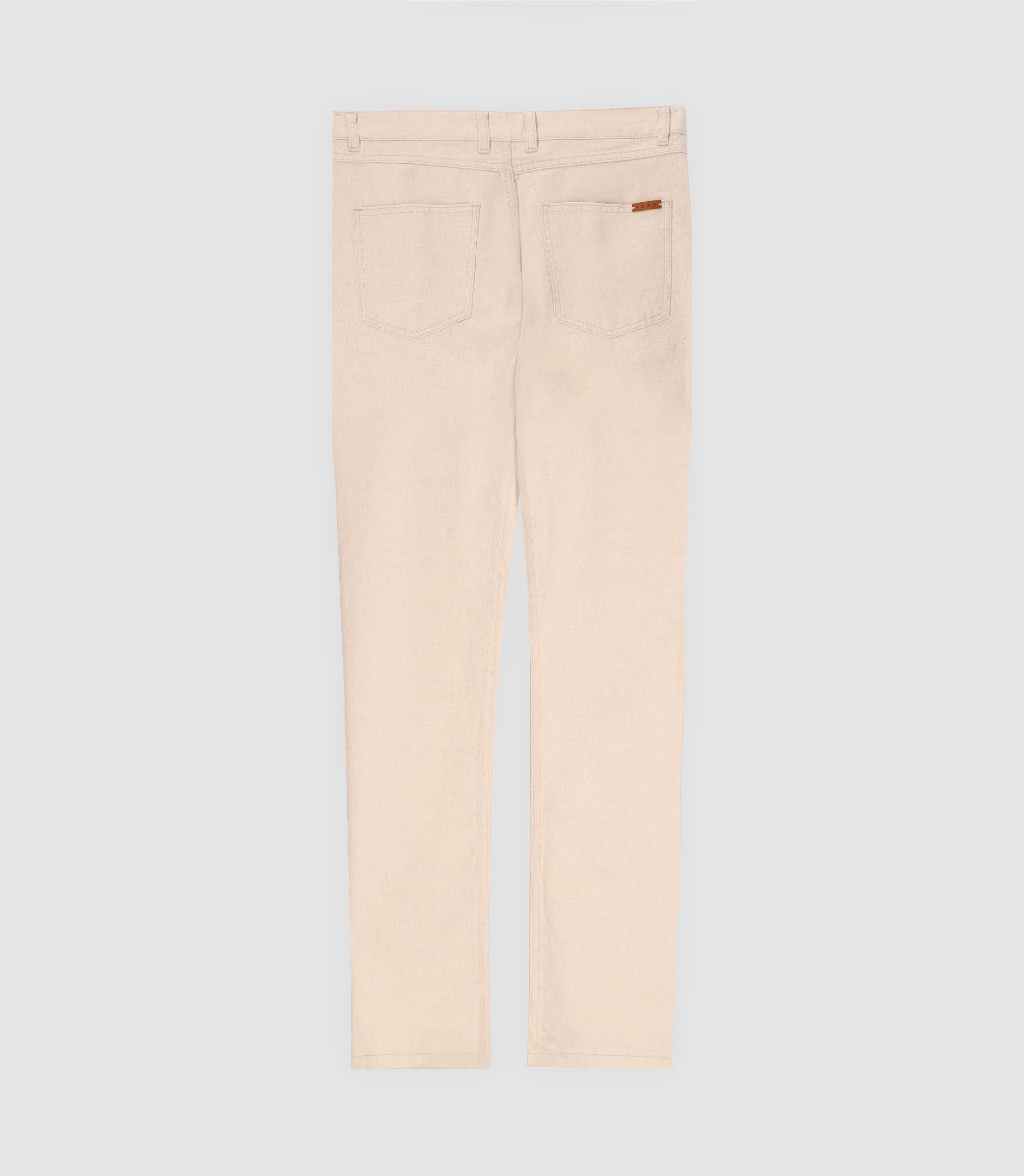 Pantalon en mélange lin beige - IZAC