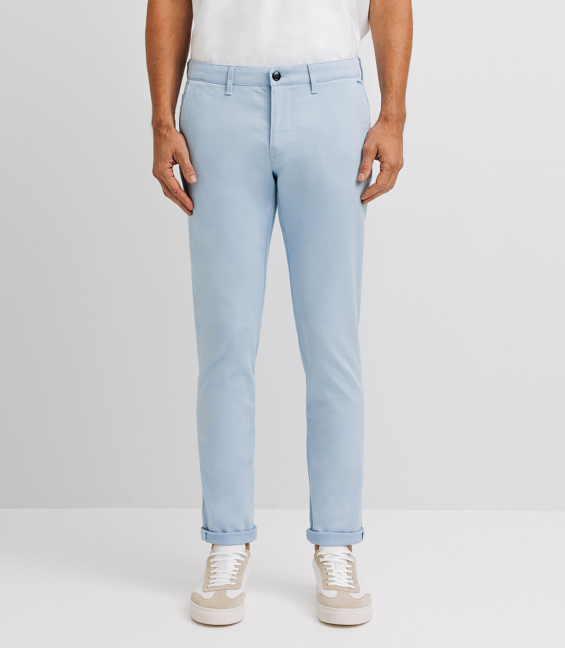 Pantalon slack bleu ciel - IZAC