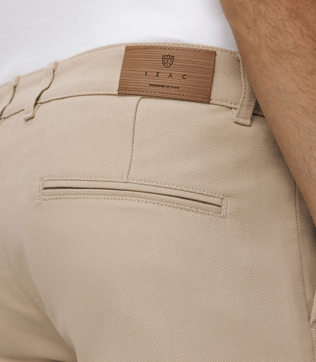 Pantalon slack beige foncé - IZAC