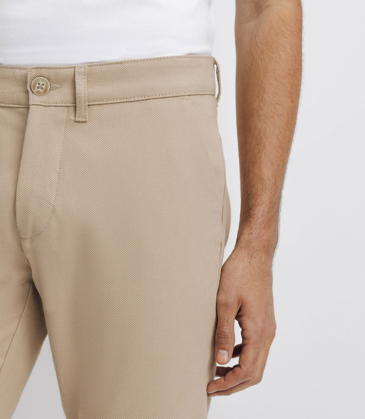 Pantalon slack beige foncé - IZAC
