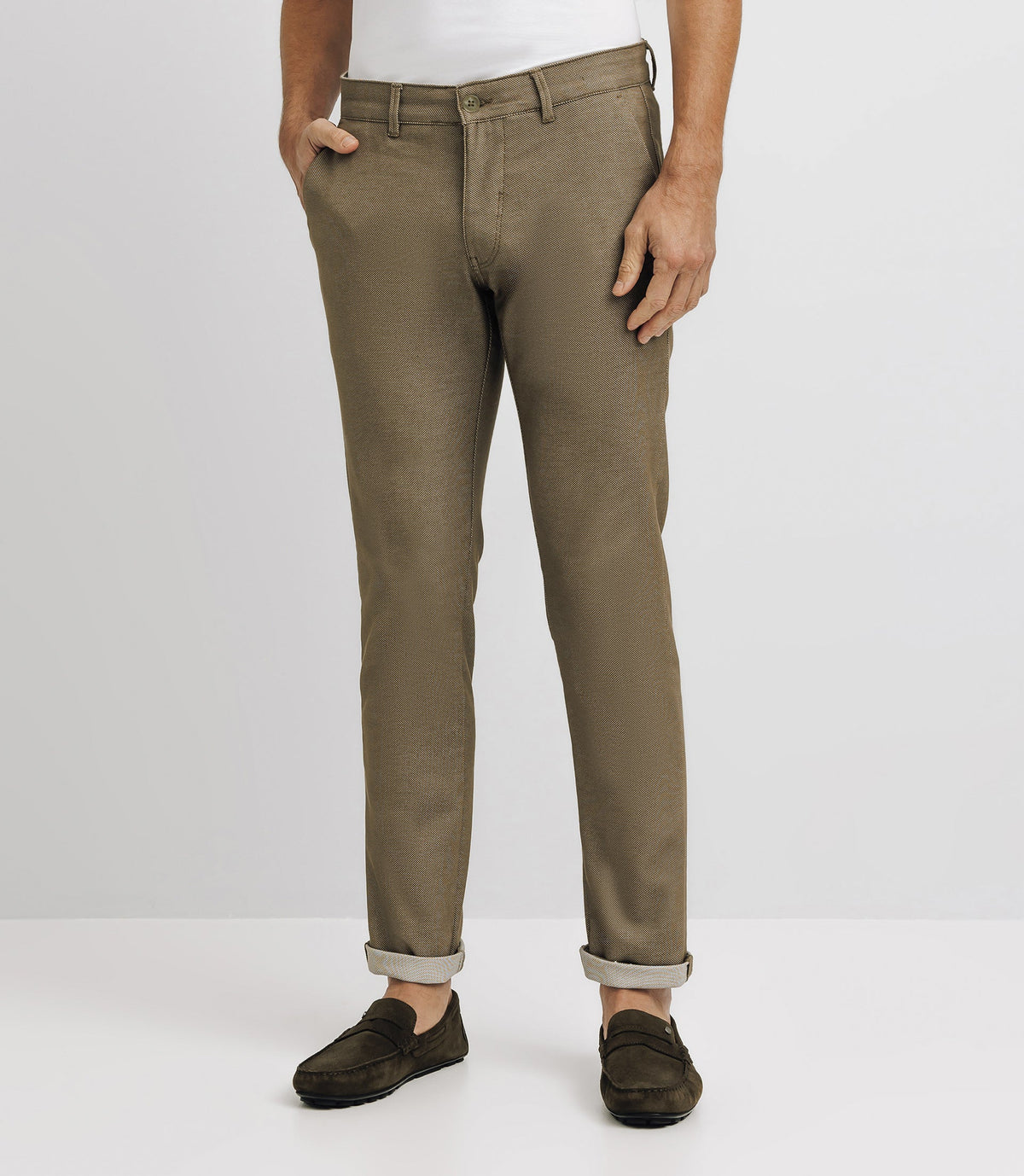 Pantalon slack kaki - IZAC